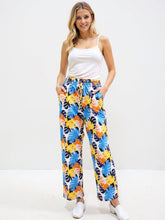 Evolove Night Pyjama for Women with Side Pockets and Adjustable Waistband | Soft Cotton Fabric All Over Printed Loungewear